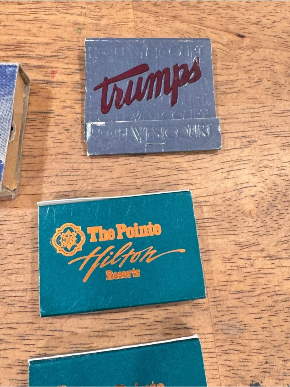 Vintage Matchbox Lot Of 10 Hilton Arizona Hotels Waterproof Advertising New Used